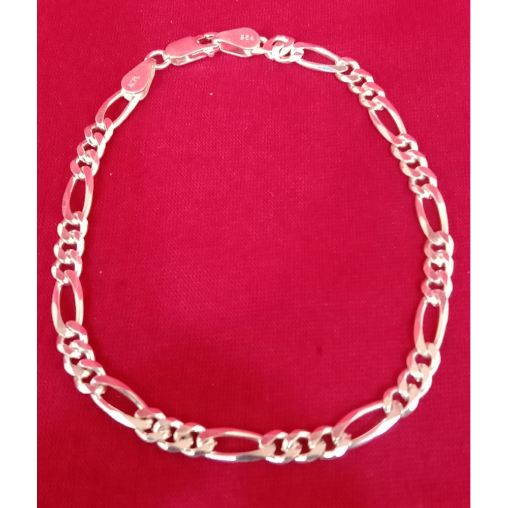 Sachin Chain Bracelet Silver - Temu